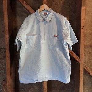 Ben Davis Light Blue Striped Button Down Shirt